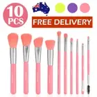 10PCS Eye Makeup Brush Set Cosmetic Eyeshadow Eyebrow Foundation Brusher Make Up