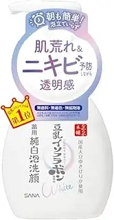 Nameraka Honpo Medicated Foaming Face Wash, 6.8 fl oz (200 ml) (x 1)