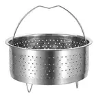 Stainless Steel Steamer Basket Rice Cooker Steamer for Cooker with Handle2192