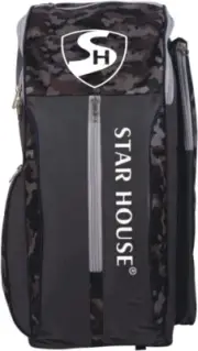 Cricket Duffle Kit Bag with Bat Holder on the Side Full Size with Shoulder Strap