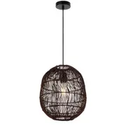 Rana Pendant Light W300mm Brown Rattan - RANA PE30-BRN