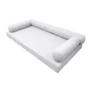 |SLIPCOVER ONLY|S6 Daybed Mattress Bolster Pillow Covers Knife Edge Crib AD105