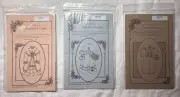 3 PATTERNS by BROWN HOUSE DOLLS Easy Sew Designs Modern Historical 1890, 1905