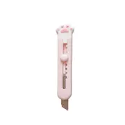 7 PC Cute Girly Pink Cat Paw Alloy Mini Portalble Utility Knife Cutter Letter Envelope Opener Mail Knife School Office Supplies