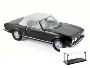 DIECAST CAR & LED DISPLAY CASE 1971 PEUGEOT 504 CABRIOLET NOREV 184784 1/18