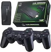CONSOLE GAME STICK MINI RETRO 4K 10000+ JOGOS 2 CONTROLE SEM FIO PS1