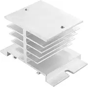 1pcs Single Phase Solid State Relay SSR Aluminum Heat Sink Dissipation Radiator Newest,Suitable for 10A-40A Relay