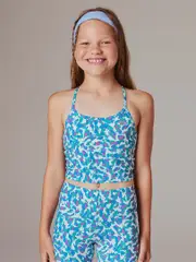 Running Bare Girls Crop Tank and Sports Bra. Girls Top