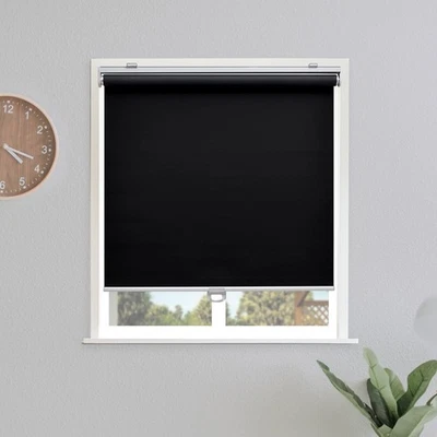 Blackout Roller Shades Blinds Cordless for Windows Pull Down Room Darkening D...