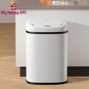 Devanti 82L Motion Sensor Bin Rubbish Automatic Trash Can Kitchen White