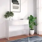 NNEVL Console Table White 100x35x76.5 cm Chipboard