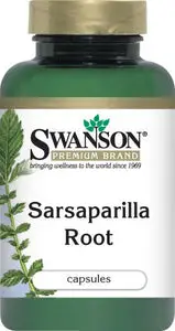 Swanson Premium Sarsaparilla 450mg 60 Capsules