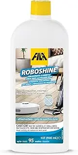 [FILA Surface Care Solutions] ROBOSHINE, Detergent for All Robot Vacuum and Mop Combo and Wet Dry Vacuum Cleaner, Up to 100 Washes, Hard Floor Cleaner Mop Liquid for All Floor Tiles, 1Qt