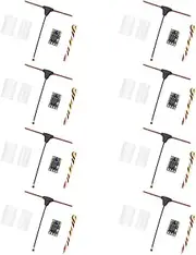Peakloong 8PCS ELRS Receiver 2.4GHz NANO ExpressLRS Receiver CRSF with T-Type Antenna for RC FPV Traversing Drones Parts