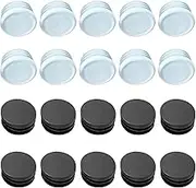 20PCS Round Plastic End Caps 50mm Black and White Inner Plugs Anti-Slip Round Tube Plug Insert Plugs for Pipe Tables Chairs Desks Beds