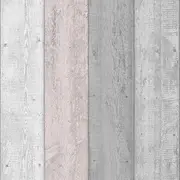 Painted Wood Wallpaper Grey / Blush Arthouse 902809