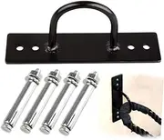 FONDOTIN Multifunctional Ceiling Anchor Hooks for Suspension Straps Heavy Duty Fixed Hanger Bracket for Hammock and Black Supports Up