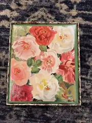 Vintage 1970s Hallmark Floral Create Your Own Photo Album W/ Box