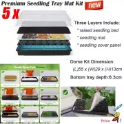 5sets Hydroponic Plant Seedling Starter Tray Propagation Nursery Grow Box