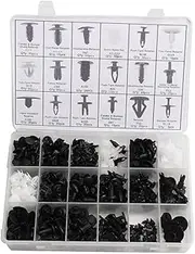 Alipis 415pcs Car Push Retainer Clips Assortment Set Durable Trim Panel Rivets for Bumper Door Trim and Radiator Shield for Easy Replacement and Storage