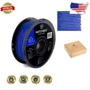 1.75mm Shore 95A Blue TPU Filament for 3D Printing - 1kg Spool with Precision