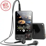 128GB MP3 Player Bluetooth HiFi Speaker 2.4" Touch FM Recorder 512GB Support