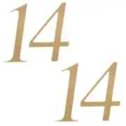 Crestliner Boat 14 Decal 2007351 | 2 1/2 x 1 7/8 Inch Gold (Pair)