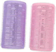 WOONEKY 2pcs DIY Hair Styling Tools for Volume Lift Efficient Core for Quick Natural Curls for Fine Hair Easy Use for Busy Mornings