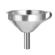 Stainless Steel Funnel Oil Liquid Funnel Metal Funnel With Detachable Filter