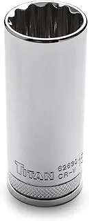Titan 62630 1/2" Drive 12 Pt. Deep Socket - 15/16"