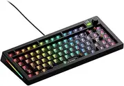 Glorious Gaming - GMMK 3 Barebones Custom Gaming Keyboard Kit with Knob, 75% Mechanical Keyboard, Modular Gasket System, Hotswappable MX, Sound Dampening Foam, Aluminum Switch Plate (Black)