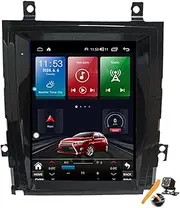 Ts1,Car Stereo Android 14.0 Radio for C-adillac Escalade 2006-2014 GPS Sat Navigation 9.7'' Touchscreen MP5 DVD Multimedia Video Player FM BT Receiver with Carplay 4G 5G WiFi DSP SWC