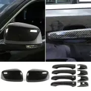 10x Door Handle Cover & Rearview Mirror Shell Trim for Jeep Grand Cherokee 2011+ (for: Jeep)
