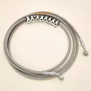 Rear Braided Brake Hose Line For Can-Am Commander 800 800R 2015 2016 2017-2020