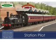 OO Gauge Bachmann 30-180 Station Pilot Train Set - Loco Coaches Track Controller