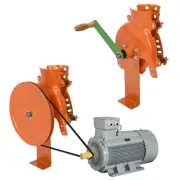 Corn Sheller Hand Crank, Manual Corn Thresher with Flywheel, Belt-Driven Corn...
