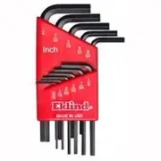 NEW EKLIND 10111 11 PC SHORT SAE ALLEN HEX KEY WRENCH SET USA MADE SALE