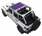 SpiderWebShade Mesh Bikini Top-Purple, for Jeep JL 4dr.; SWS-SHDKNI-01-JL-PRP