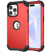 MCC Impact iPhone 14 Pro Max Shockproof 3in1 Rugged Case Cover Apple ProMax [Red]
