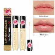 2pcs Lip Plumper Extreme Lip Gloss Maximizer Plump Volume Bigger Lips Moisturizing Reduce Lip Fine Lines