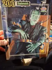 Vintage 1990 Frankenstein Jigsaw Puzzle by Golden 200 Pieces NEW