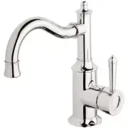 Phoenix Tapware NS748 CHR Nostalgia Basin Mixer 160mm Shepherds Crook (Chrome)