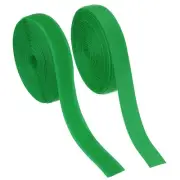 Sew on Hook and Loop Tape, 3/4 Inch Nylon Fastener Strips 5 Yards (Bright Green)
