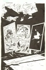 TOMB RAIDER #48, PAGE 20 - ORIGINAL COMIC ART BY LEONARD KIRK AND JAY LEISTEN