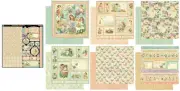 Graphic 45 Sweet Sentiments 6 different sheets & 1 Sticker Sheet Rare & Retired