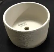 Southern Patio Beige Ceramic Planter Tazon Liesl de Ceramica Pot 5.9" x 3.5"