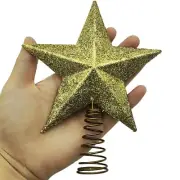 Christmas Glitter Star Tree Topper Christmas Tree Topper Decorations - 6.5 x ...