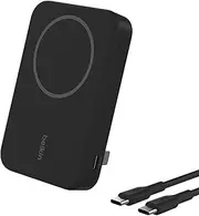 Belkin BoostCharge Pro Wireless Power Bank 8000Mah Qi2, MagSafe Compatible, Built-in Pop-up Kickstand - Compatible for iPhone 16/15/14/13 Series and More - Black