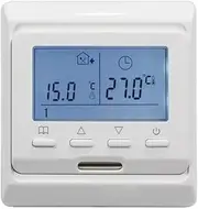 Thermostat Digital Room Thermostat Floor Heating Thermostats LCD Display Touch Screen Flush-Mounted 3A/230V