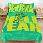 v2266 Bed Sheets Bedding Kite Man Hell Yeah Bedding Sets Ultra Soft Skin-Friendly Duvet Cover 3 Piece, Cute Comforter Cover Bed Set for Boys Girls Ki